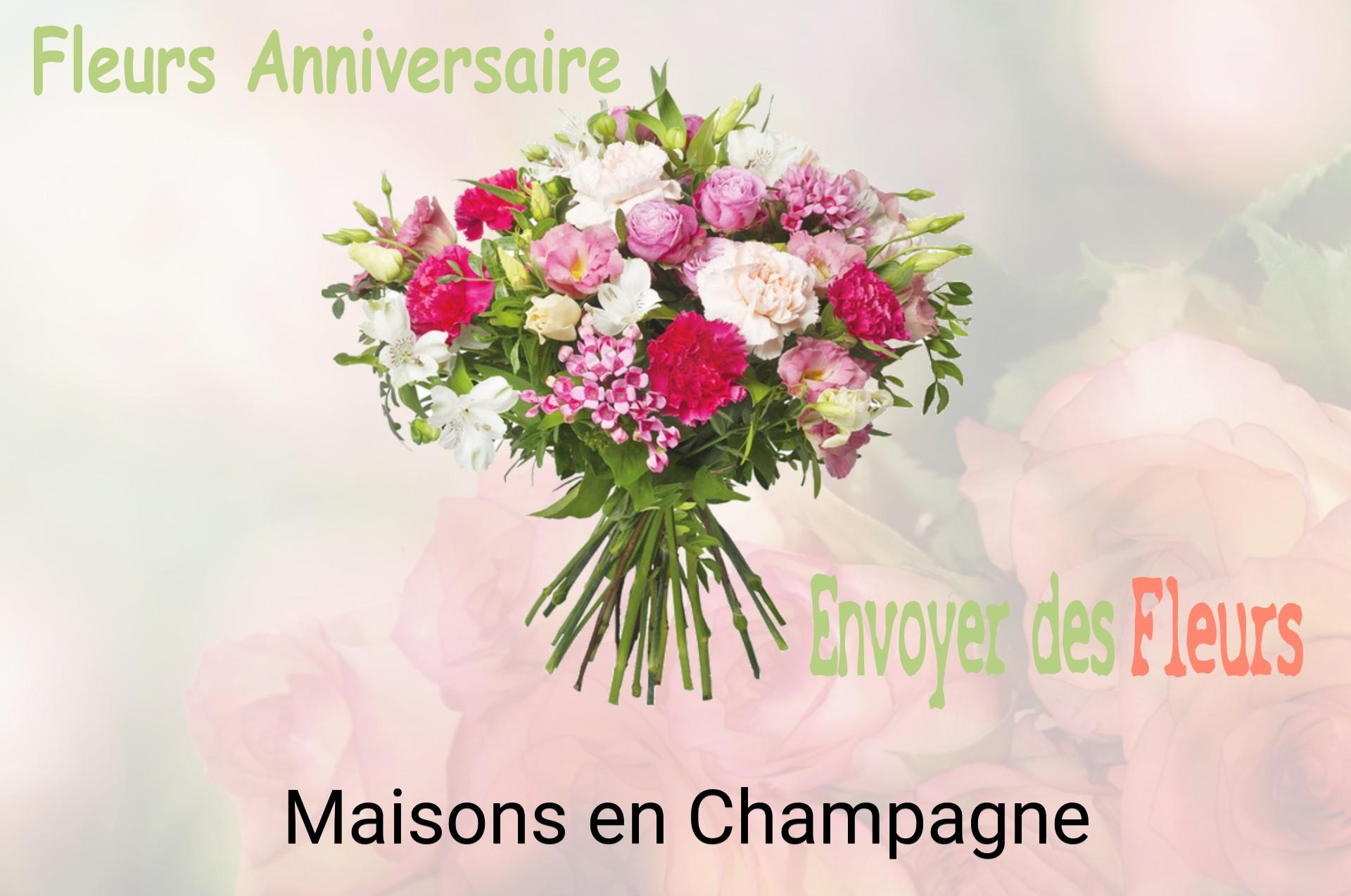 Bouquet de fleurs d’anniversaire livré à Maisons-en-Champagne