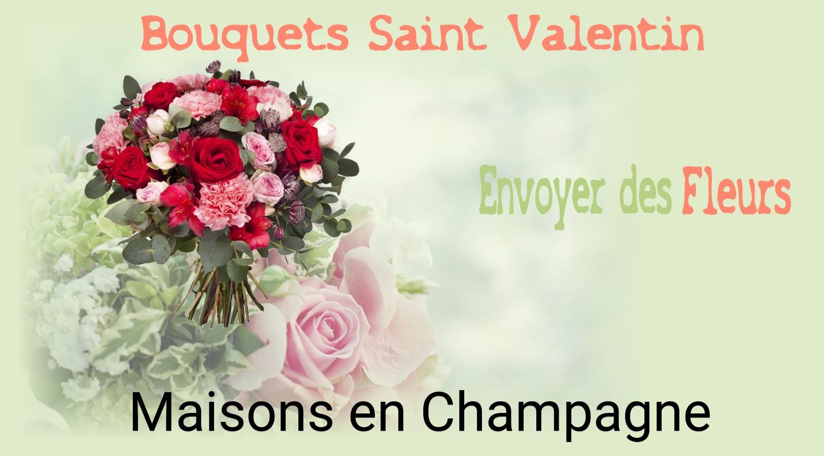 Roses de Saint-Valentin livrées à Maisons-en-Champagne
